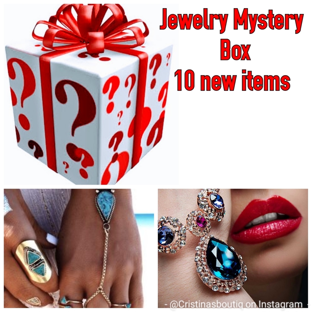 Retail value $100 jewelry mystery box bundle